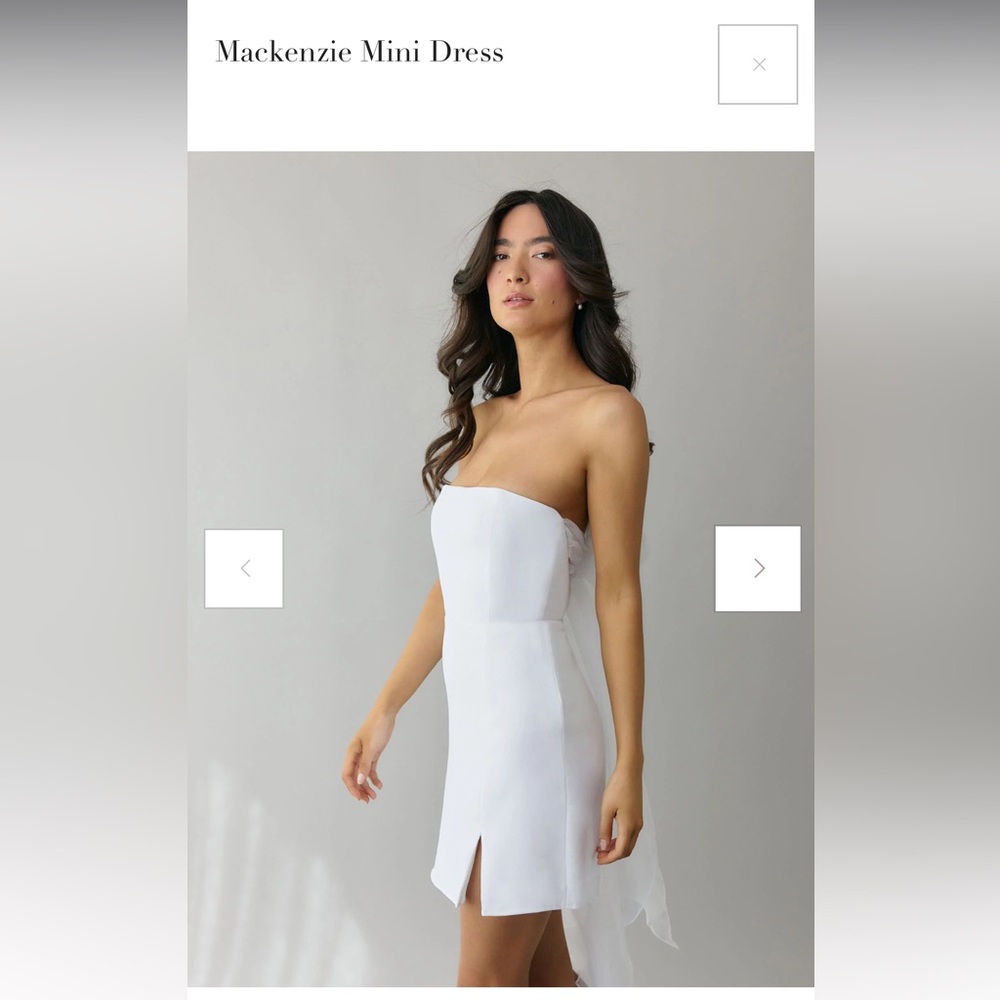 NWT Park & Fifth Mini White Dress